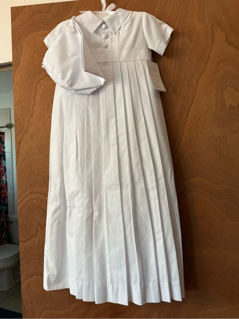 Baby boy christening baptism gown NEW